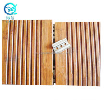 Fábrica Qinge Diretamente no atacado Preço barato Pisos de bambu ao ar livre Decking de bambu carbonizado